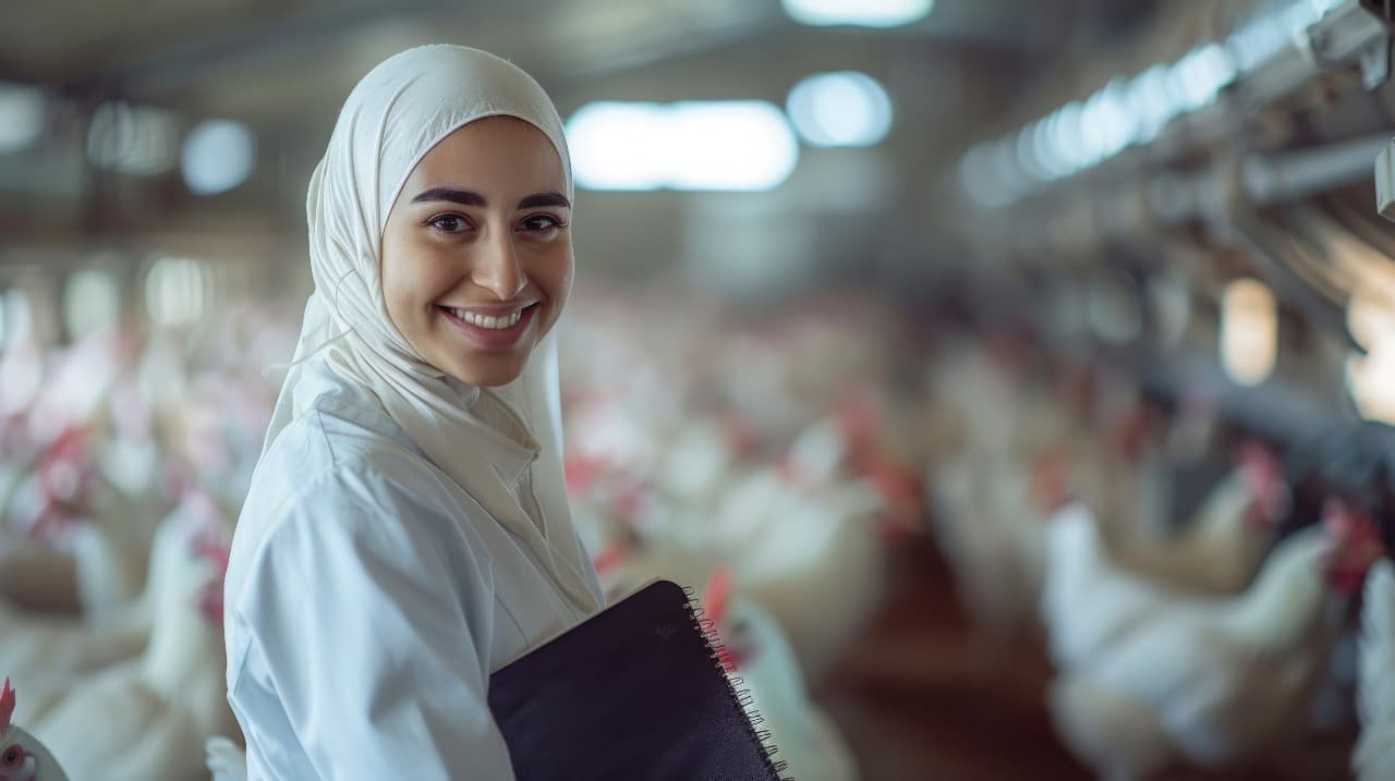 Natural poultry closeup